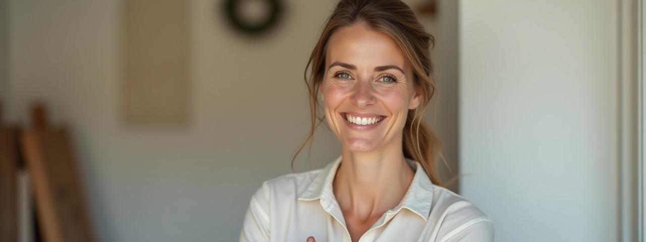 Portrait professionnel de Camille Dubois, fondatrice de Tissage Rivage