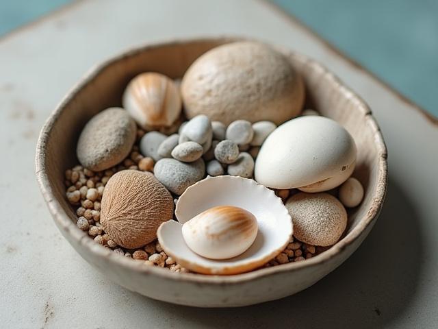 Mains sélectionnant des échantillons de tissus rares et des matériaux naturels